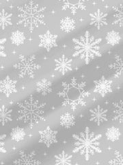 Plus Size Women's Snowflake Print Skinny Leggings