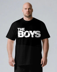 THE BOYS Slogan T-shirt 2-Piece Set