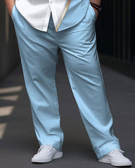 Big Guys Blue Gradient Short Sleeve Walking Set