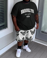 Fashion Casual Street Lost Love Plus Size Set