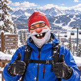Funny Christmas Santa Claus Face Mask