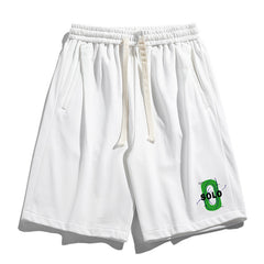 Big Men's Sports Street Style Casual SOLO Letter Shorts