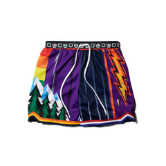 Sports Street Style Plus Size Basketball Breathable Graffiti Shorts