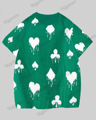 Couple's Endless Love T-shirt Trousers Suit Large Size