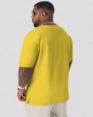 Pure Cotton Rescue Bridge Pattern Big Guys Short Sleeve T-Shirt