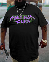 Gothic Plus Size Madninja Clan Casual T-Shirt
