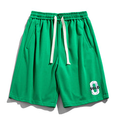 Big Men's Sports Street Style Casual SOLO Letter Shorts
