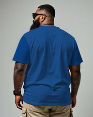 100% Cotton Sport Number 25 Print Plus Size Short Sleeve T-Shirt