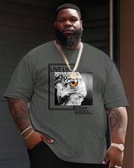 Street Casual Hawkeye Letter Print Large Men's Suit