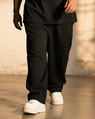 Big & Tall Men's I'll Be Back Alphabet Print T-Shirt Pants Suit