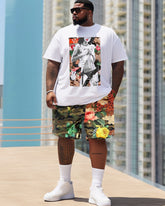 Street Flower Personalized Print Large Men's Set