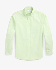 100% Cotton-Fruit Green Men's Long Sleeve Shirt
