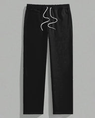 Men's Plus Size Funny Tiger Muscle Killer Print T-Shirt Pants Set