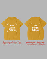 Customized Plus Size T-shirt (You Can Upload Pictures, Text, Logo, Etc. To Customize Your Interesting T-shirt)