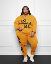 Women's Plus Size Unapologetically Me Hoodie Set