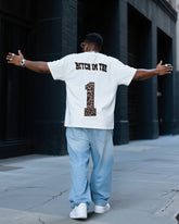 Big & Tall Men's BITCH IM THE Fun T-Shirt Denim Pants Suit