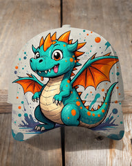 Humor Dinosaur Cartoon Casual Baseball Cap