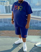 Men's Daily Casual 1992 Printed Short Sleeve T-Shirt Set