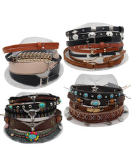 Western Cowboy Hat With Straw Hat Hat Cowboy Hat Special Belt Accessories