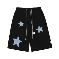 Big & Tall Guy’s Stars Printed Sports Street Style Shorts