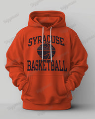 Men's Plus Size Syracuse University Basketball Style Hoodie Suit