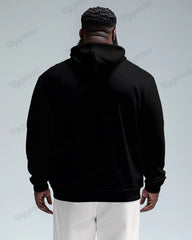 Beautiful Diamond Print Oversized Cotton Hoodie