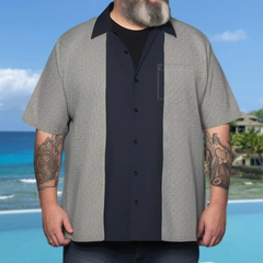 Plus Size Men's Casual Resort Shirt