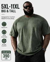 5XL-11XL Plus Extra Large Number Dark Pattern Letter Short Sleeve