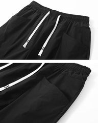5XL-11XL Quick-drying Cropped Pants With Extra Fat And Loose