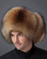 High-Quality Faux Mink Thickened Warm Adjustable Outdoor Hat