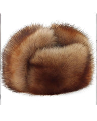 High-Quality Faux Mink Thickened Warm Adjustable Outdoor Hat