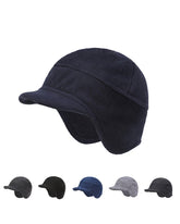 Fleece Short-brimmed Cap Warm Windproof Hat