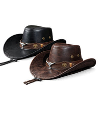 Western Denim Cracked Tau Retro Knights Hat