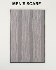 Autumn And Winter Business Herringman Fine Plaid Cashmere Knitted Scarf