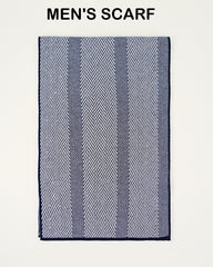 Autumn And Winter Business Herringman Fine Plaid Cashmere Knitted Scarf