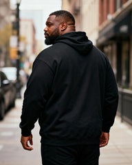 Big & Tall Men's "One Love" Green, Yellow And Red Headset Printed Hoodie