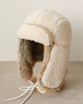 Thickened Lamb Fleece Ear Protection Flying Hat Unisex