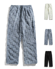 Big & Tall Men's Mao Mao Square Warm Straight Pants S-3XL