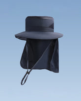 Summer Outgoing Outdoor Sunscreen Hat Women's Quick-drying Face-covering Fisherman Hat Men's Western Cowboy Hat Traveling Hiking Mountaineering Hat