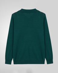 Big & Tall Men's Business Colorblock Striped Long Sleeve Polo Sweater M-3XL