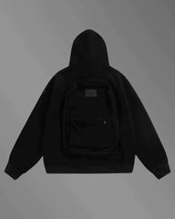 Big & Tall Men's Design Three-dimensional Schoolbag Sports Hooded Sweater M-3XL