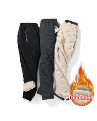 Big & Tall Men's Solid Color Down Pants Thickened Big Size Pants L-7XL