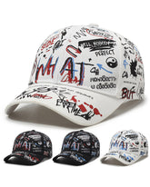 Graffiti Alphabet Print Cap