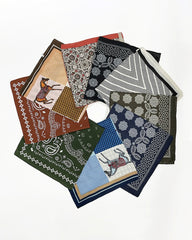 Cashew Flower Square Decorative Scarf Dual-use Headscarf