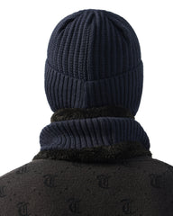 Thickened Knit Hat Scarf Set