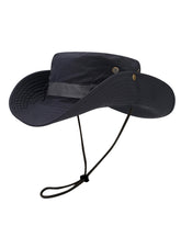 Hiking Mountaineering Hat Men's Big Hat Sunscreen Fisherman Hat Women's Outdoor Fishing Hat Western Cowboy Sunshade Hat