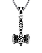 Vintage Viking Thor's Hammer Pendant Necklace