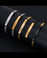 Hip Hop Punk Titanium Steel Bracelet