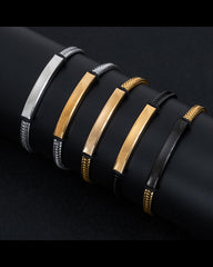 Hip Hop Punk Titanium Steel Bracelet