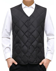 Big & Tall Men's Plus Velvet Padded Warm Cotton Vest Vest XL-6XL